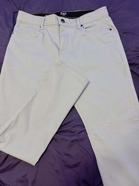 Switch Slim Tapered Fit Men's White Jeans Waist 34x30 NWT